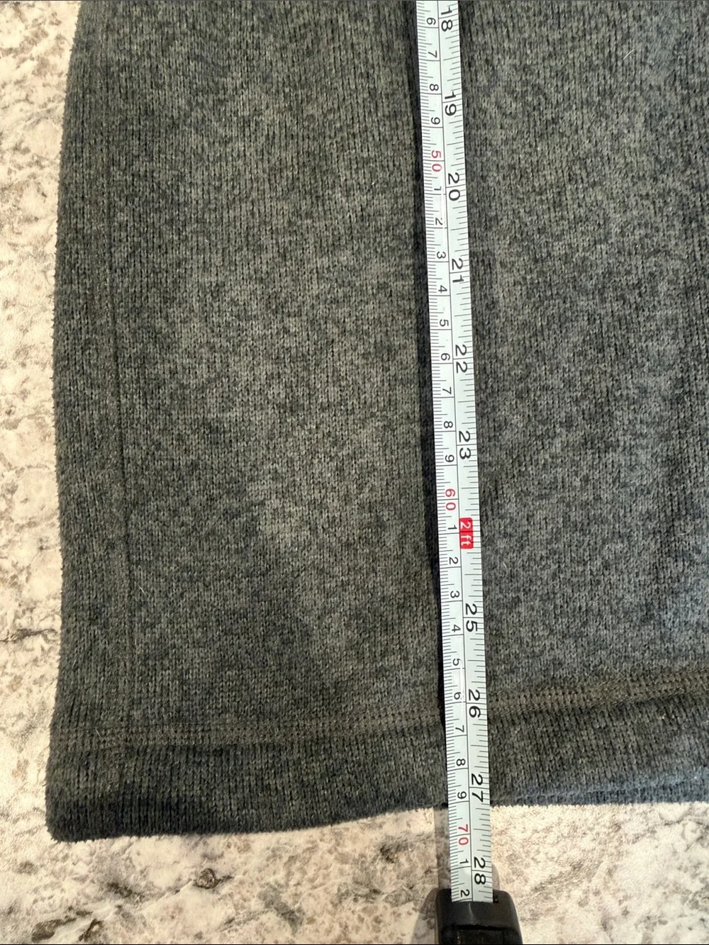 The North Face Men’s Charcoal Gray Zip-Up Fleece Pullover